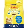 Friskies Croquettes pour Chat Saumon Thon Légumes 1,5Kg