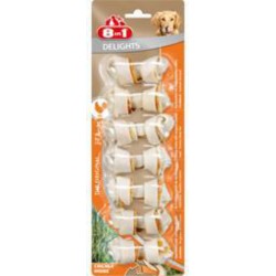 8 in 1 Os à mâcher Delights XS garnis de viande poulet l'os de 84g