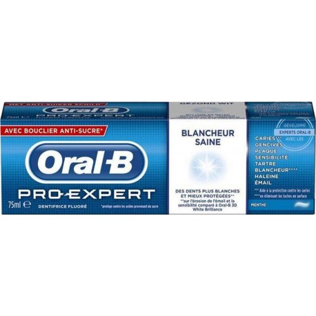 Oral-B PRO-EXPERT blancheur saine menthe 75ml