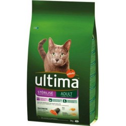 Ultima Croquettes Chat Stérilisé Adult Saumon 3Kg