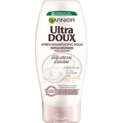 GARNIER ULTRA DOUX Après-shampoing lait d'avoine Crème de riz 200ml