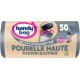 Handy Bag Sac poubelle 50L Haute Ultra Résistant x10