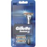 GILLETTE Rasoir sensor 3 le kit du rasoir + 3 lames rasoir + 3 lames