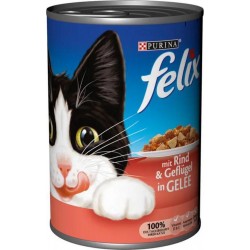 Felix Bœuf et Volaille en gelée 400g