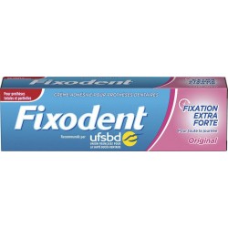Fixodent Fixation Extra Forte Pour la Journée Original 47g (lot de 3)