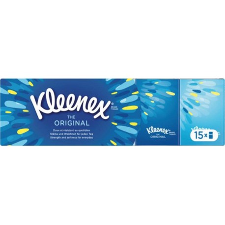 Kleenex The Original par 15 Étuis de Mouchoirs (lot de 6)