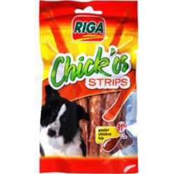 Riga Chick'os - Strips poulet pour chiens 100g