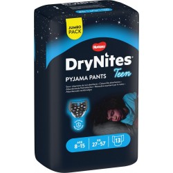 Huggies Couches bébé taille 8-15 ans : 27-57Kg de nuit garçon