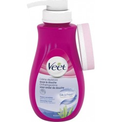 Veet Crème Dépilatoire Sous la Douche Peaux Sensibles 400ml