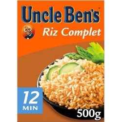 Riz complet Uncle Ben's Cuisson 12min 500g