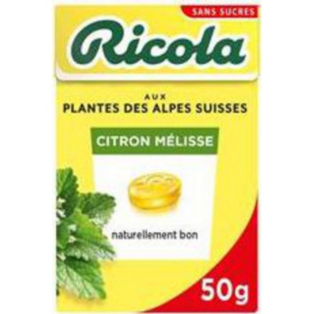 RICOLA S/SUC CITRON MELISSE50g