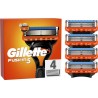 GILLETTE FUSION 5 ACCESSOIRE RASOIR BLISTER 4CT 1CT TETE FLEXIBLE HOMME