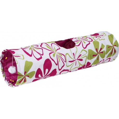 NC Tunnel Pour Chats Flower 25 X 90 Cm 82638 Kerbl
