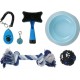 NC Ensemble De Jeu Et De Soins Pour Chien 6 Pcs Pets Collection