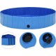 NC Piscine Pliable Pour Chiens Bleu 160x30 Cm Pvc Vidaxl