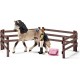 SCHLEICH Figurine Kit de soin pour chevaux andalous la figurine