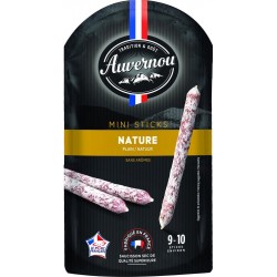 AUVERNOU Mini sticks saucisson sec nature pur porc 100g