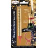 LA PATELIERE Bougie fontaine avec clip pour bouteille la bougie fontaine