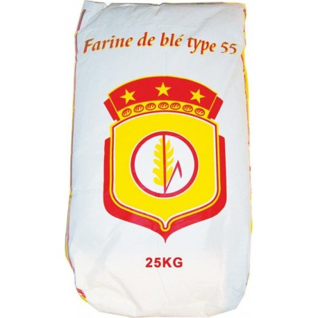 Farine De Blé Blanche Type T55 Multi-usage 25Kg 0g