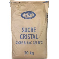 Sucré Cristal Sucre Blanc N° 2 20Kg 0g