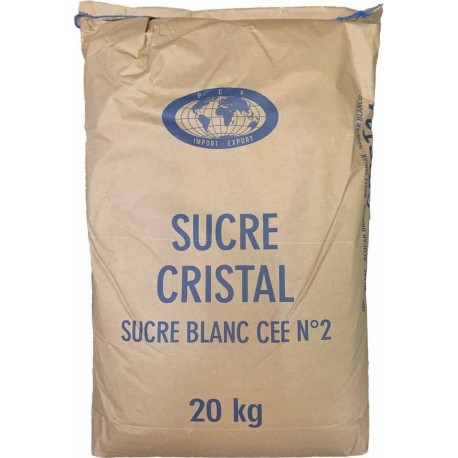 Sucré Cristal Sucre Blanc N° 2 20Kg 0g
