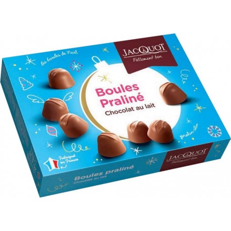 Jacquot Boules Praliné De Noël Au Chocolat Au Lait 1Kg