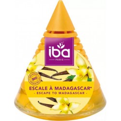 IBA Désodorisant MECHE Escale à MADAGASCAR Vanille (lot de 5)