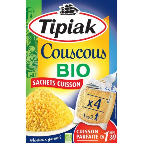 Tipiak Couscous bio 4 sachets de 100g