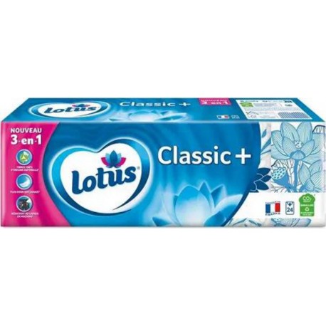 Lotus Classic Mouchoirs x24