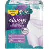 Always Discreet Underwear Culottes Taille Basse Normal M x12 (lot de 2)