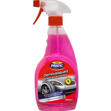 Auto Pratic Démoustiquant Insectes et Fientes Toutes Surfaces 500ml (lot de 3)