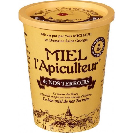 Miel l'Apiculteur Miel l’Apiculteur de Nos Terroirs Crémeux Onctueux 500g (lot de 4)