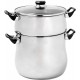 CREALYS Couscoussier Acier Inoxydable 12L 24cm tous feux