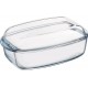 Pyrex Cocotte rectangulaire en verre 3L