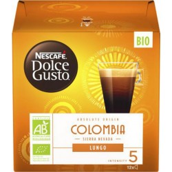 NC café capsules Compatibles Dolce Gusto Lungo Colombia Bio Dolce Gusto