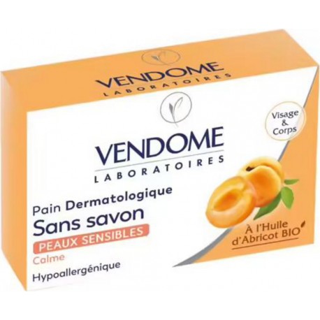 VENDOME Savon Dermatologique Huile Abricot Bio 100g