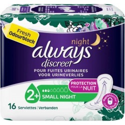 Always Serviette Discreet Léger x16