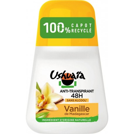 Ushuaïa Déodorant à la Vanille de Madagascar 48H roll-on 50ml