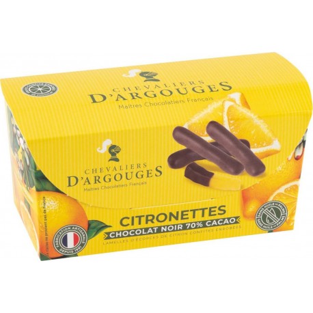 Chevaliers d’Argouges Chocolat Les citronnettes 170g