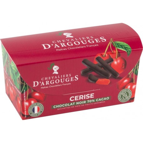 Chevaliers d’Argouges Bûchettes chocolat cerise 150g