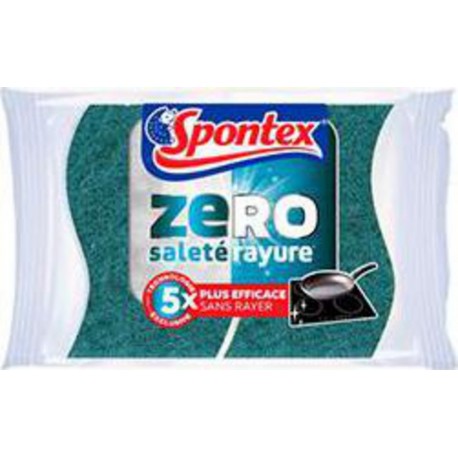 Spontex Eponges Zero Saleté Rayure le paquet de 2