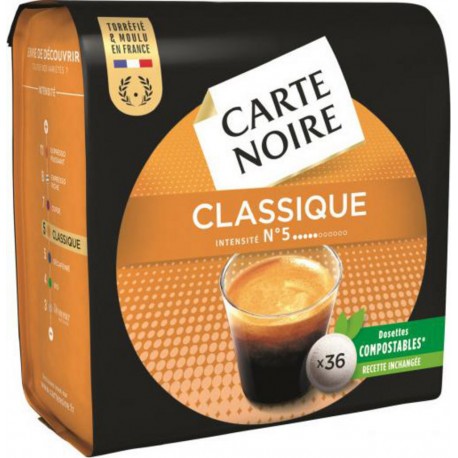 NC Café dosettes Compatibles SENSEO Classique n°5 CARTE NOIRE