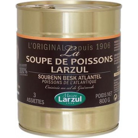 Larzul Soupe de Poissons de l’Atlantique 800g