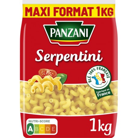 Panzani Serpentini 1Kg (lot de 5)