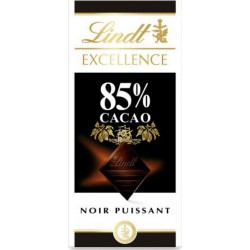Lindt Excellence Noir Puissant 85% Cacao 100g (lot de 4)