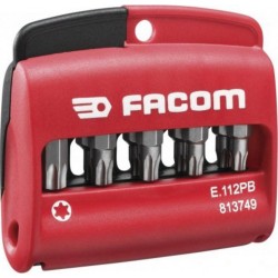 Facom BOÎTE DE 10 EMBOUTS TORX E.112PB
