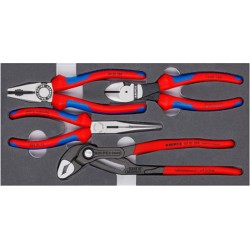 Module de 4 pinces professionnelles Basic Knipex 00 20 01 V15