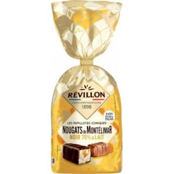 Révillon Nougats de Montélimar Noir 70% & Lait 300g