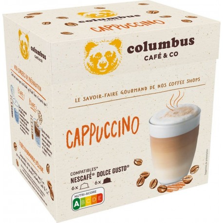 COLUMBUS Café Capsules Compatible Dolce Gusto 12 capsules