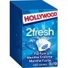 HOLLYWOOD Chewing gum fresh peppermint les 3 boîtes de 22g